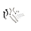 SCORPION RS6 C7 De-cat Downpipes with Large Bore Front Pipes