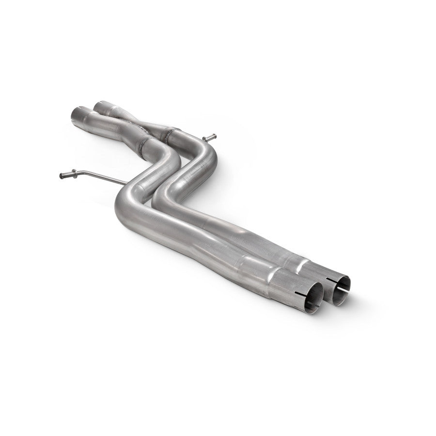SCORPION S5 3.0 TFSI V6 Original centre silencer delete with x-pipe