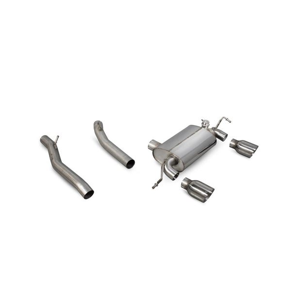 SCORPION TT 3.2 V6 Non-resonated cat-back system (polished steel)