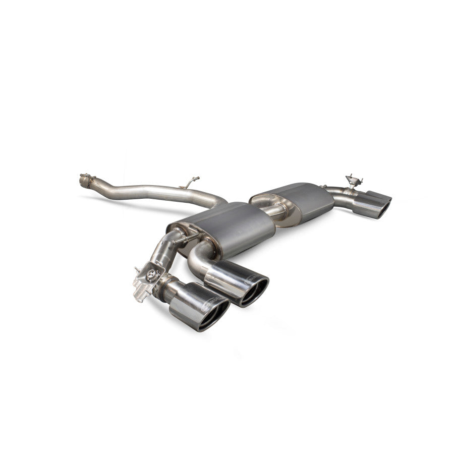 SCORPION TT S MK3 Non-resonated cat-back system (with valves)