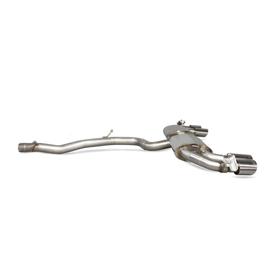 SCORPION TT S MK3 Non-resonated cat-back system (with valves)