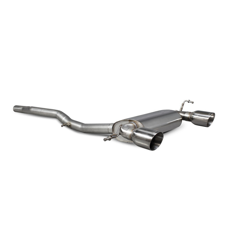 SCORPION TT MK1 Quattro Sport 240 Non resonated cat-back system (polished steel)