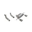 SCORPION TT MK1 Quattro Sport 240 Non resonated cat-back system (polished steel)
