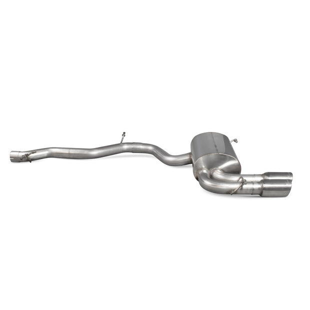 SCORPION S3 8P Non-resonated cat-back system (polished steel)