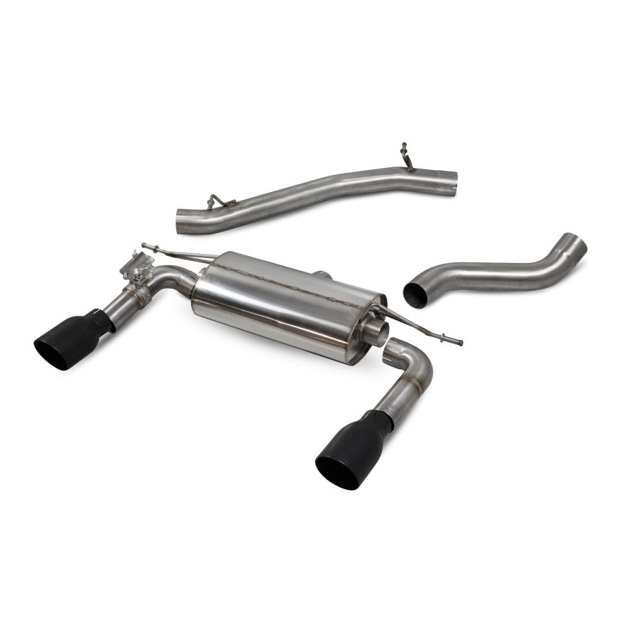 SCORPION TT MK3 2.0TFSi Non-res cat-back system with electronic valves (Daytona trims)
