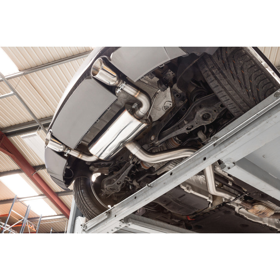 SCORPION TT MK3 2.0TFSi Non-res cat-back system with electronic valves (polished steel)
