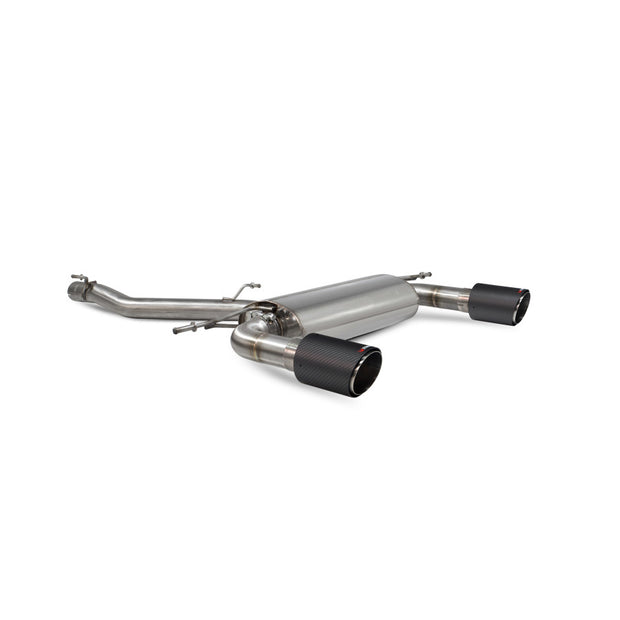 SCORPION TT MK3 2.0TFSi Non-resonated cat-back system with no valves (Carbon fibre)