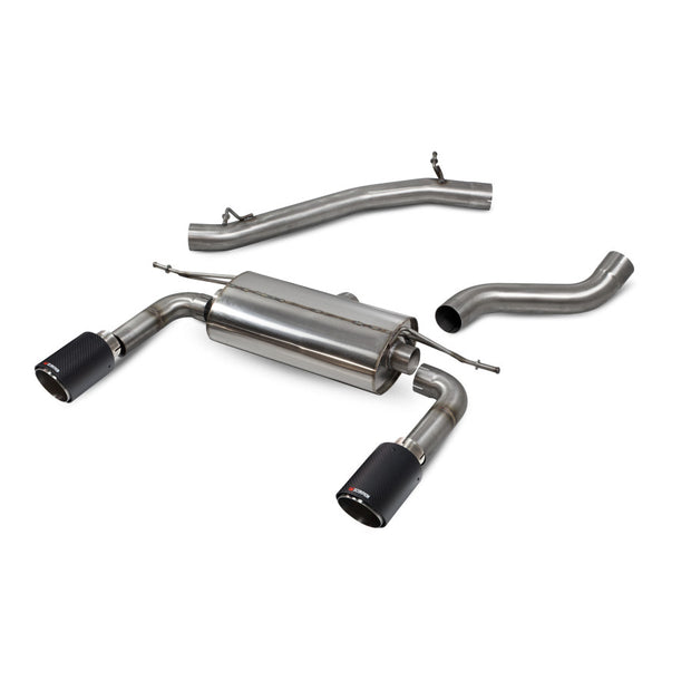 SCORPION TT MK3 2.0TFSi Non-resonated cat-back system with no valves (Carbon fibre)