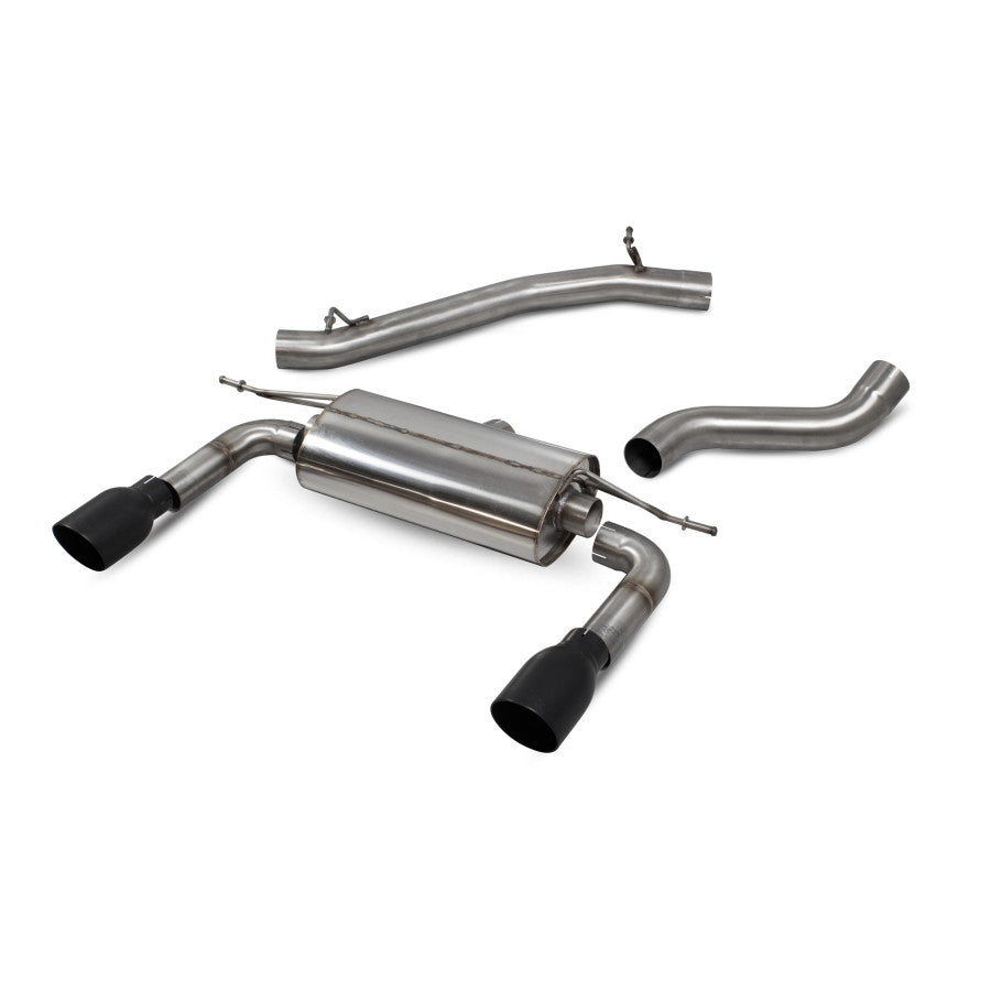 SCORPION TT MK3 2.0TFSi Non-resonated cat-back system with no valves (Daytona trims)