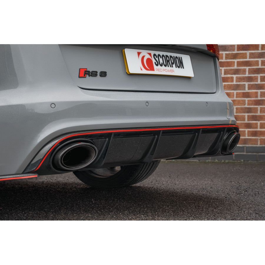 SCORPION RS6 C7 Non-resonated half system with trims (Carbon Fibre)