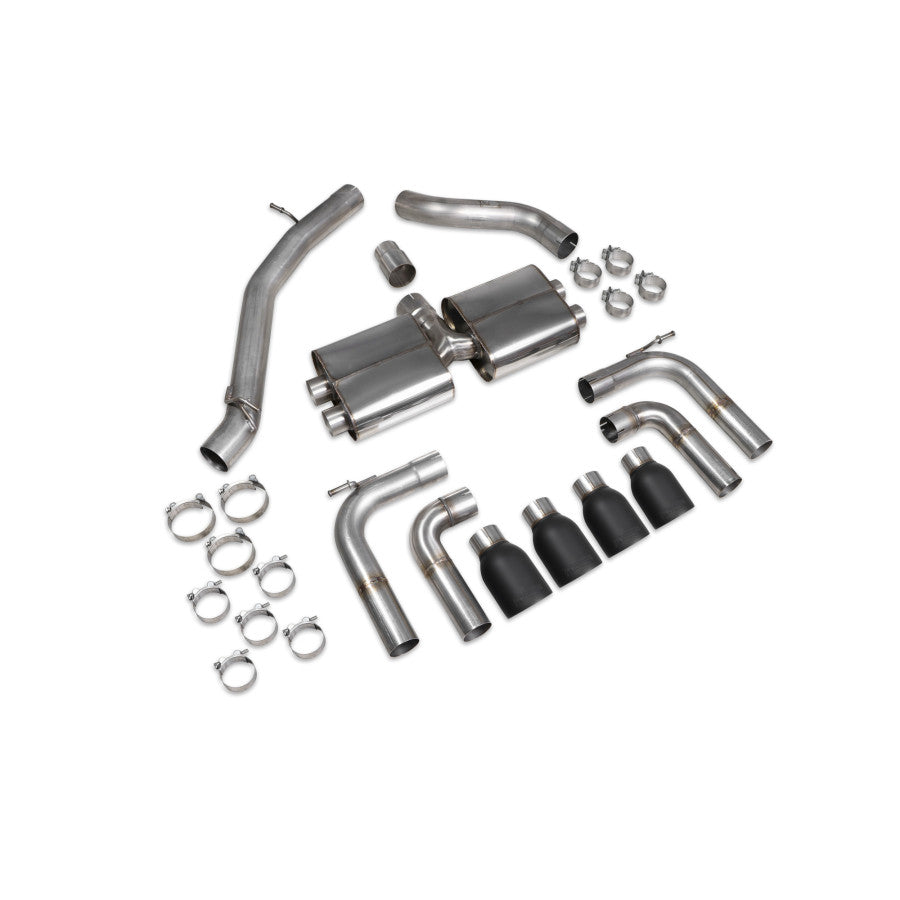 SCORPION S3 2.0T 8V Non-resonated cat/gpf-back system without valves (Daytona trims)