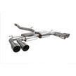 SCORPION S3 2.0T 8V Non-resonated cat/gpf-back system without valves (Polished Daytona)