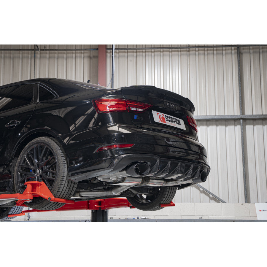 SCORPION S3 2.0T 8V Non-resonated cat/gpf-back system without valves (Carbon fibre)
