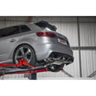 SCORPION RS3 8V Non-res cat-back system without valves (Carbon Fibre)