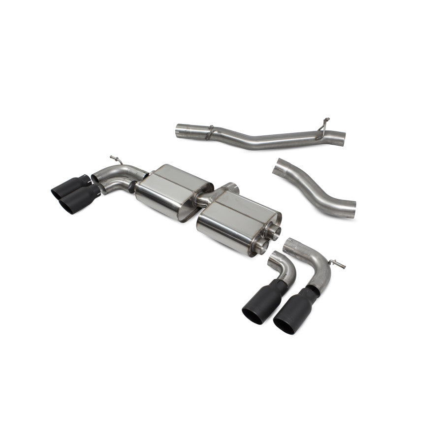 SCORPION S3 2.0T 8V Non-resonated cat/gpf-back system without valves (Daytona trims)