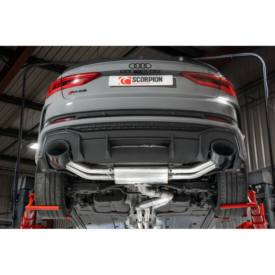 SCORPION RSQ3 F3 Non-res gpf-back system without valves (tailpipes)