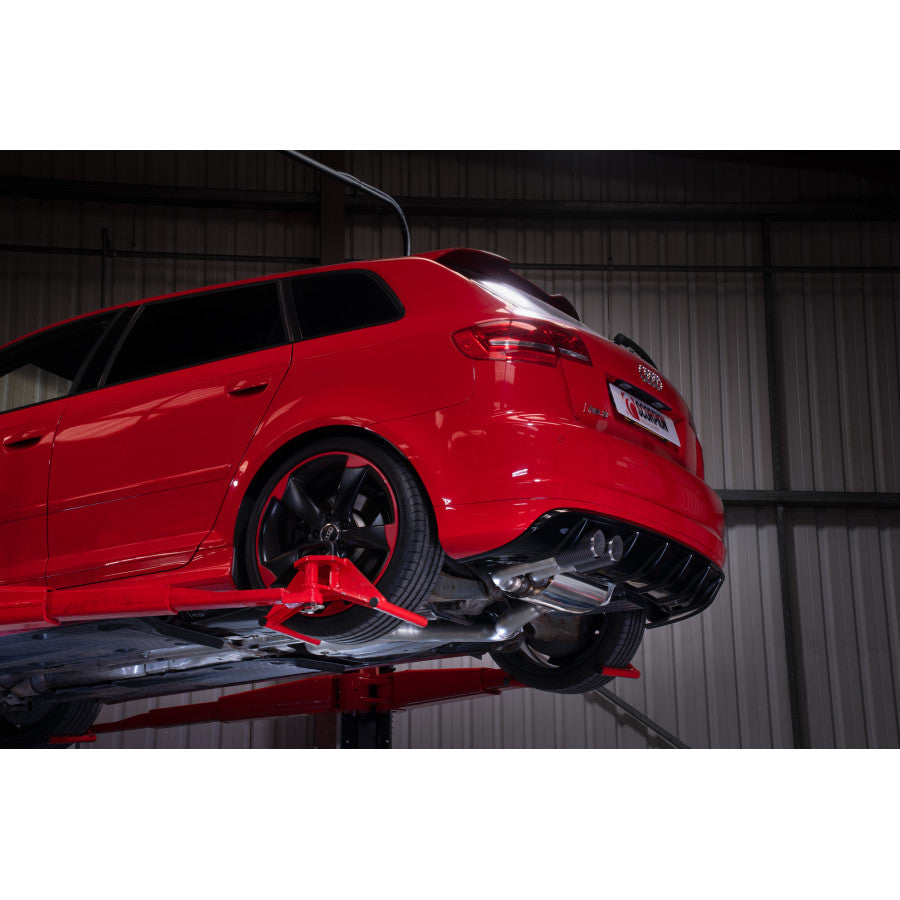 SCORPION RS3 8P Non-resonated secondary cat-back system (Carbon Fibre)