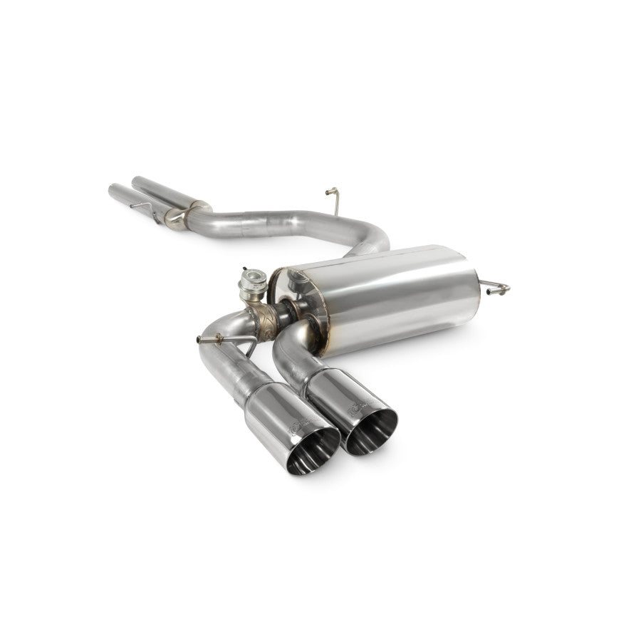 SCORPION RS3 8P Non-resonated secondary cat-back system (Polished Daytona)
