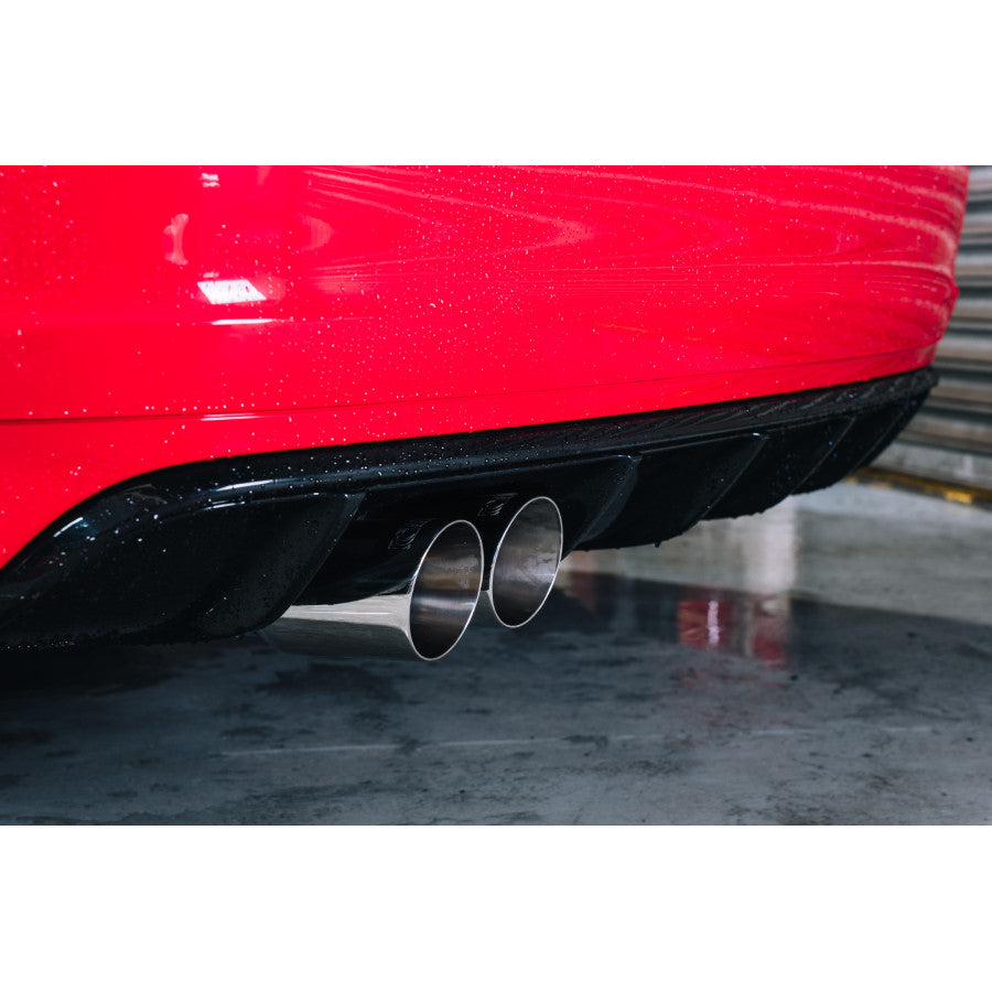 SCORPION RS3 8P Non-resonated secondary cat-back system (Polished Daytona)