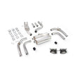 SCORPION RS3 8Y Non-Resonated Cat/GPF-back system with elec valves (Carbon Fibre)