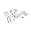 SCORPION RS3 8Y Non-Resonated Cat/GPF-back system with elec valves(Carbon Fibre)