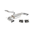 SCORPION RS3 8Y Non-Resonated Cat/GPF-back system without valves (Carbon Fibre)