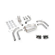 SCORPION RS3 8Y Non-Resonated Cat/GPF-back system without valves (Carbon Fibre)