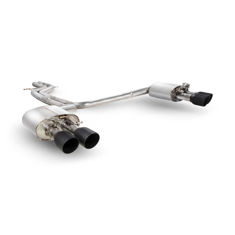 SCORPION S6 C7 4.0 TFSI Non-Res half system with electronic valves (Daytona trims)