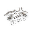 SCORPION S6 C7 4.0 TFSI Non-Res half system with electronic valves (Polished Fibre)