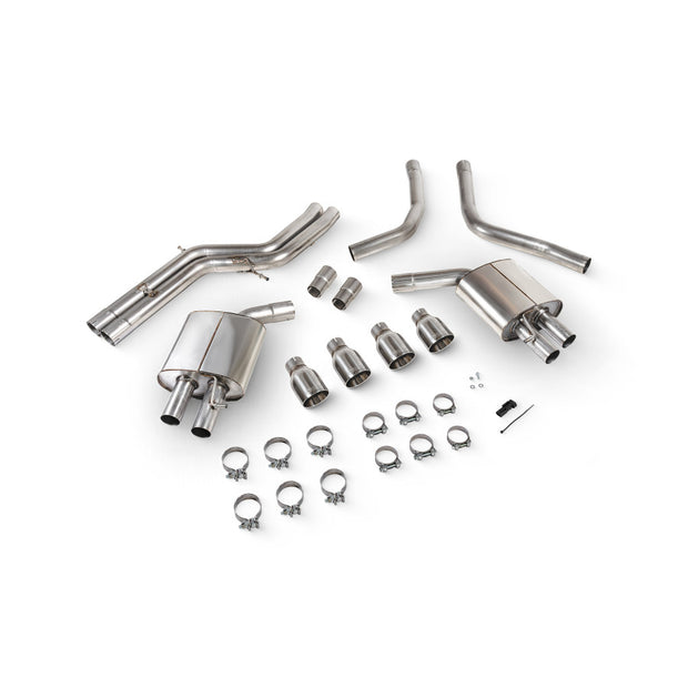 SCORPION S6 C7 4.0 Non-resonated half system with no valves (Polished Fibre)