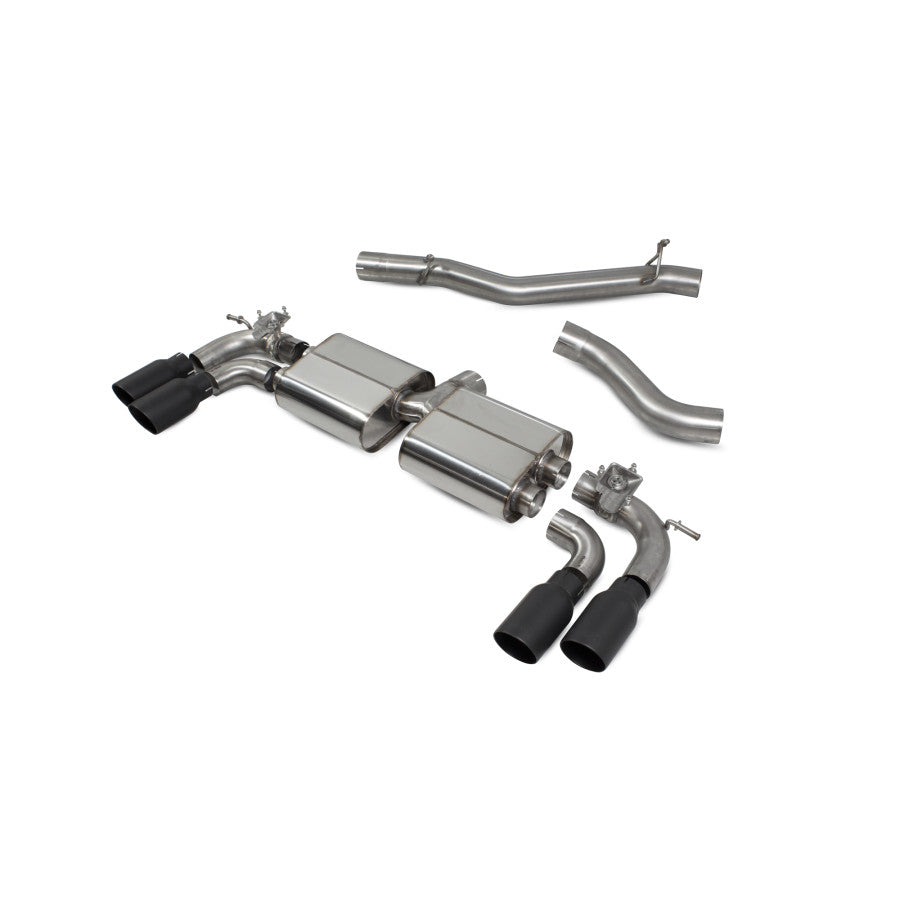 SCORPION SQ2 Non-resonated gpf-back system with valves (Carbon Fibre )