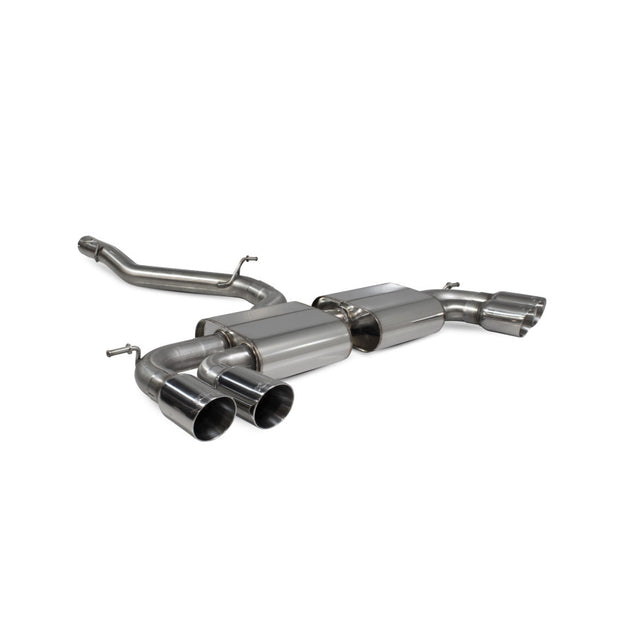 SCORPION SQ2 Non-resonated gpf-back system non valved (polished steel )