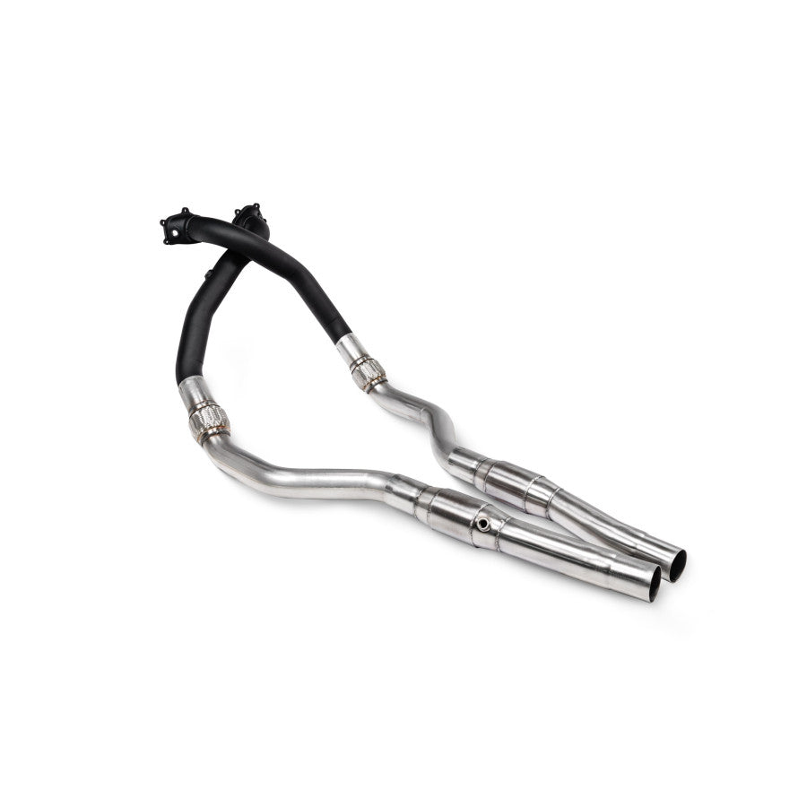 SCORPION RS6 C7 Sports Cat Downpipes with Large Bore Front Pipes
