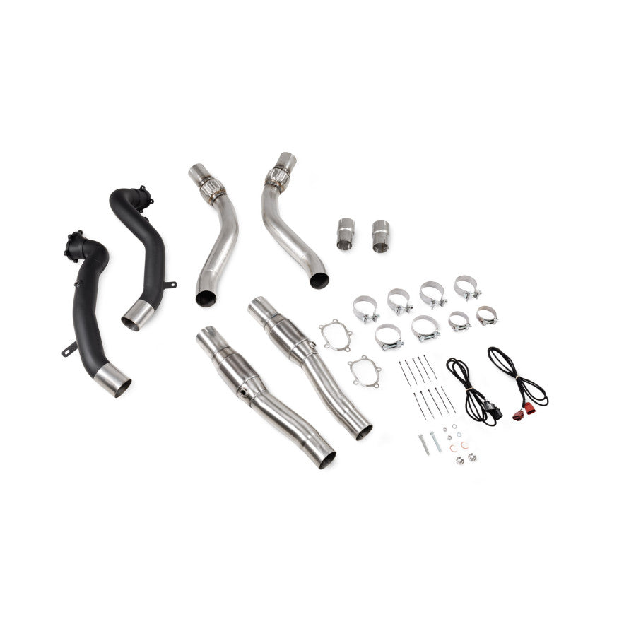 SCORPION RS6 C7 Sports Cat Downpipes with Large Bore Front Pipes