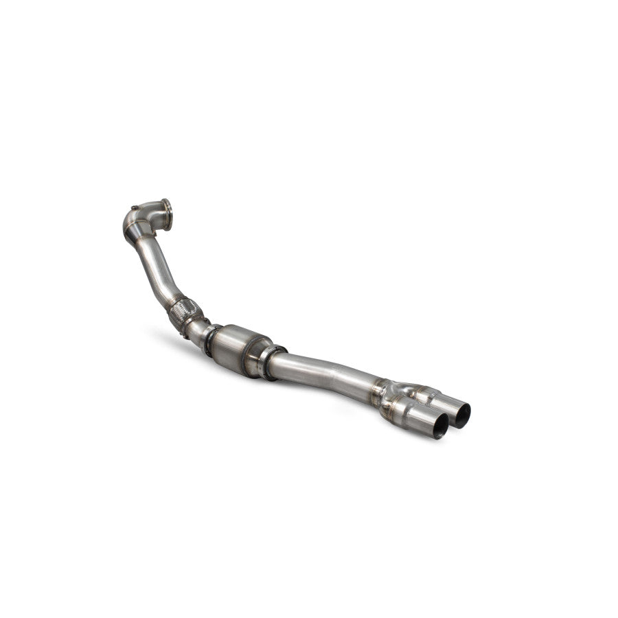 SCORPION RS3 8Y Downpipe with a high flow sports catalyst (Non GPF)