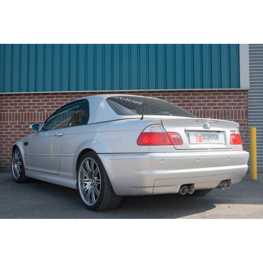 SCORPION E46 M3 Cat-back System (polished steel)