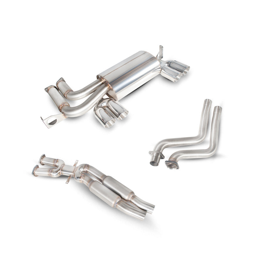 SCORPION E46 M3 Cat-back System (polished steel)