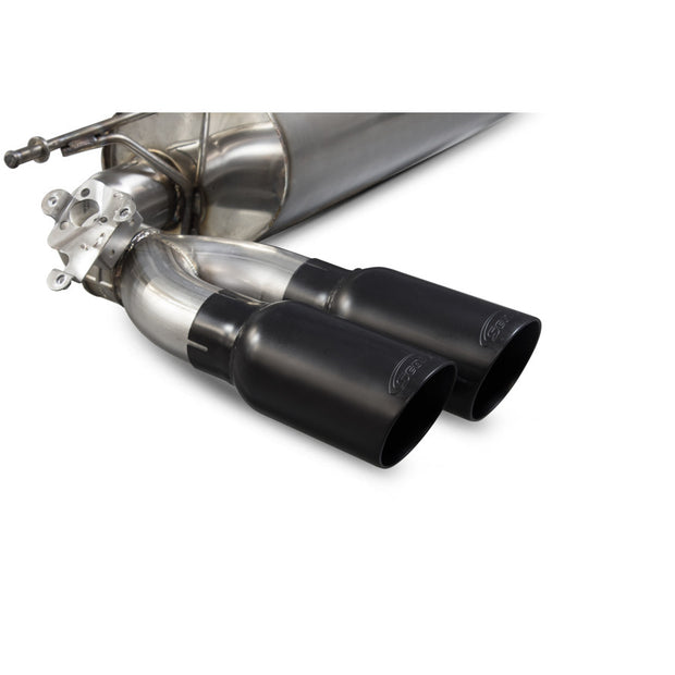SCORPION M2 F87 Cat-back system with electronic valve (Ceramic)
