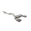 SCORPION M2 F87 Cat-back system with electronic valve (Polished Steel)