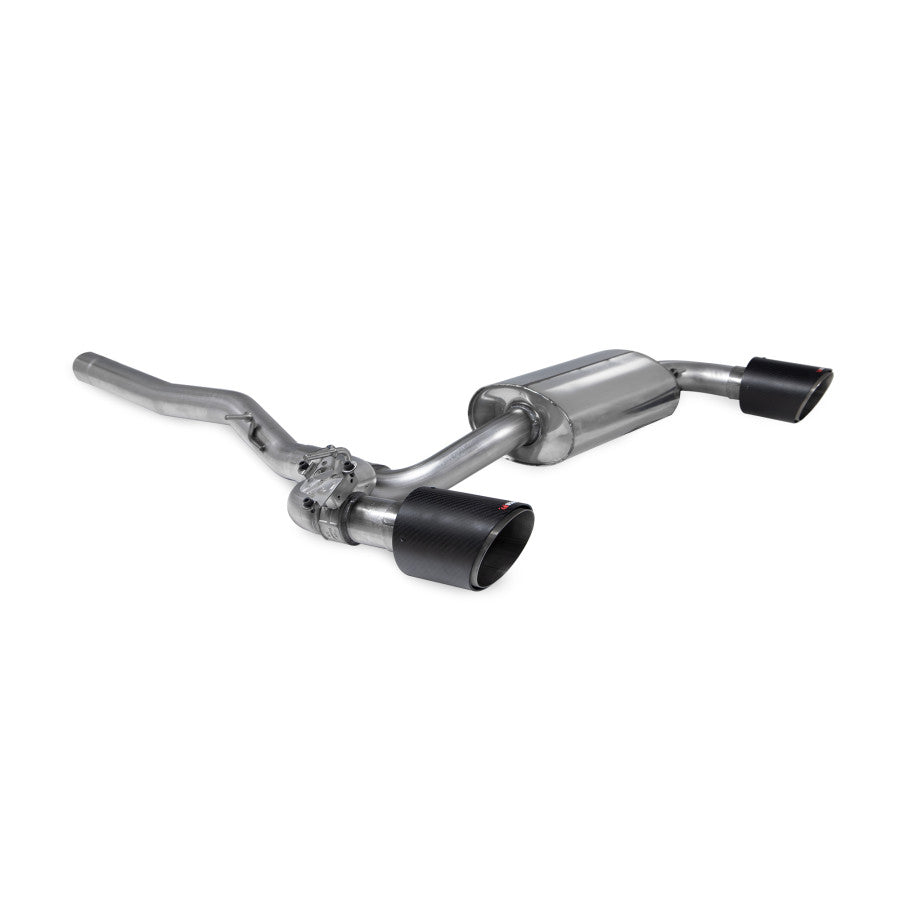 SCORPION F40 M135i GPF-Back system with electronic valve (Carbon fibre)