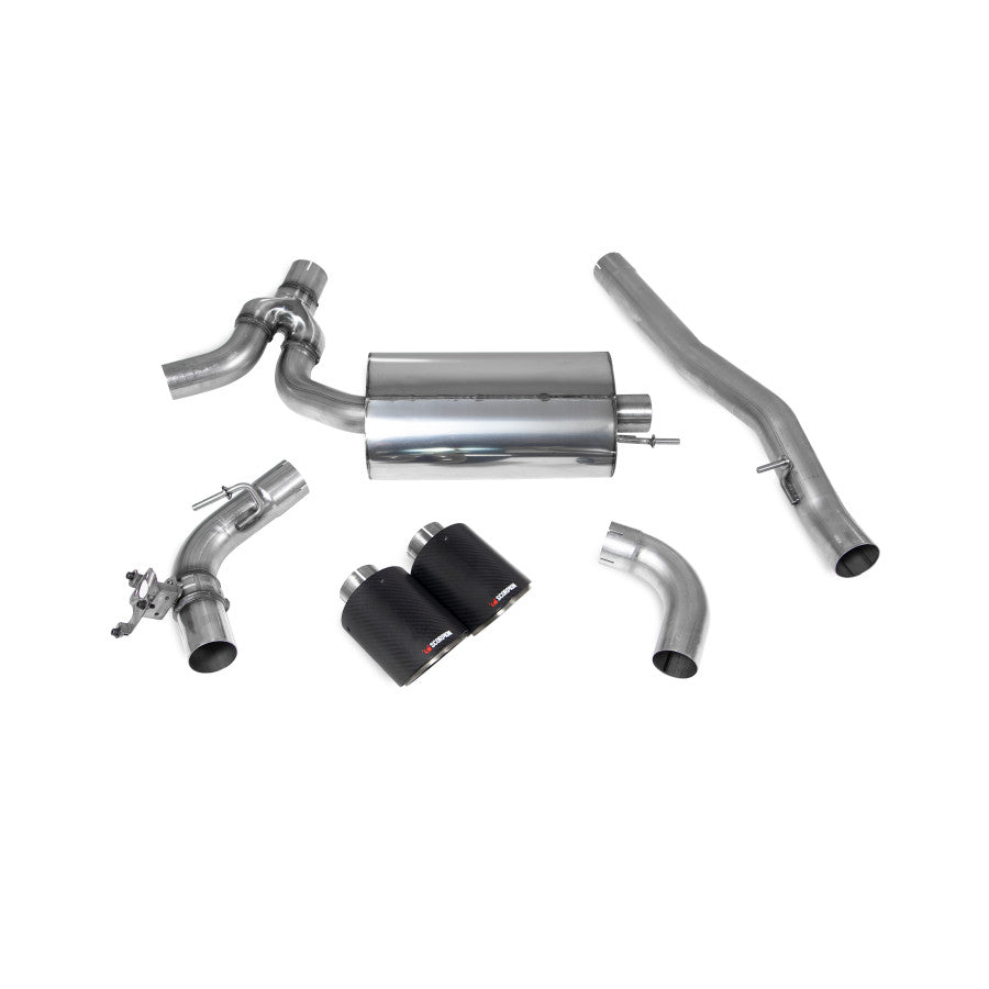 SCORPION F40 M135i GPF-Back system with electronic valve (Carbon fibre)