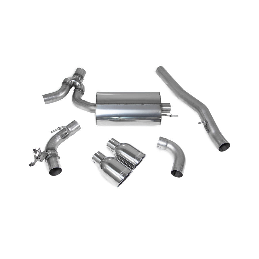 SCORPION F40 M135i GPF-Back system with electronic valve (polished steel)