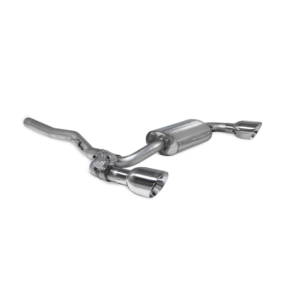 SCORPION F40 M135i GPF-Back system with electronic valve (Polished Daytona trim)