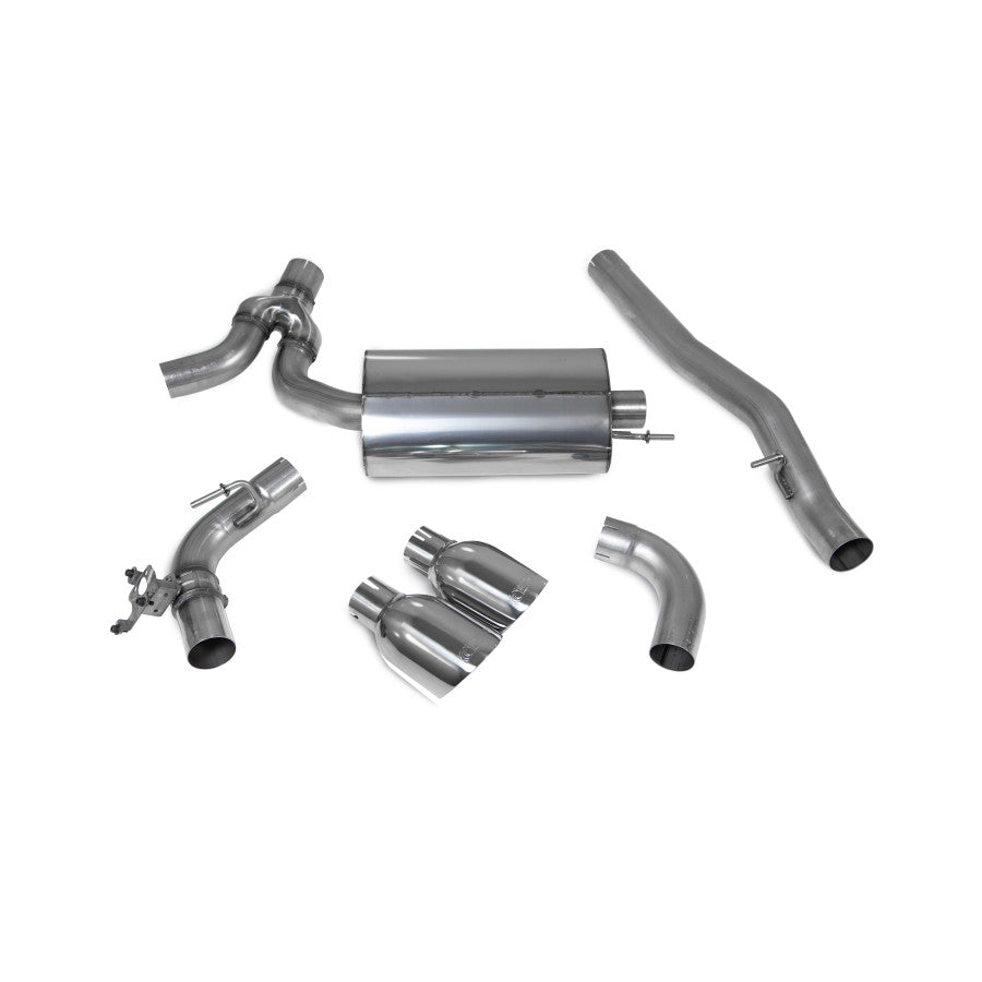 SCORPION F40 M135i GPF-Back system with electronic valve (Polished Daytona trim)