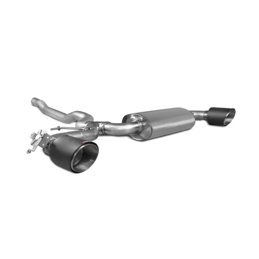 SCORPION 128ti F40 GPF-Back system with electronic valve (Carbon fibre)
