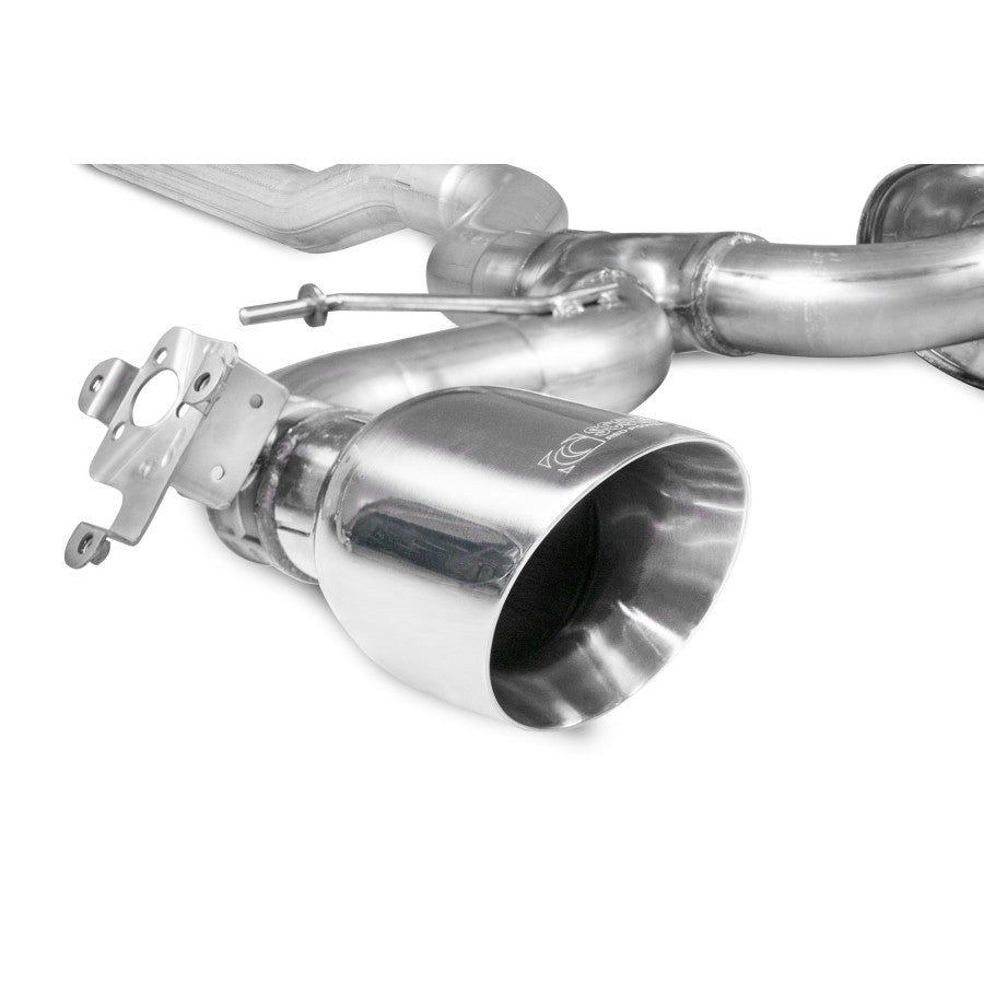 SCORPION 128ti F40 GPF-Back system with electronic valve (polished steel)