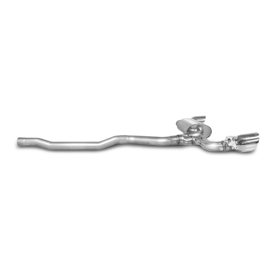 SCORPION 128ti F40 GPF-Back system with electronic valve (polished steel)