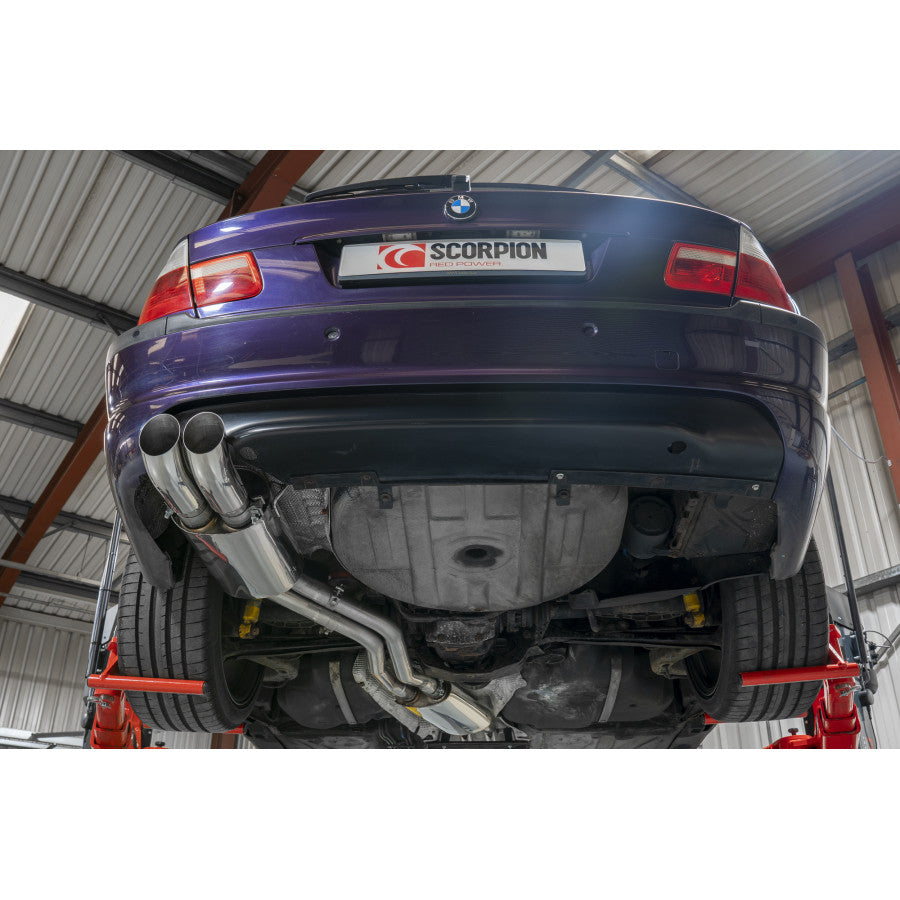 SCORPION E46 320/325/330 Cat-back System (DTM trims)