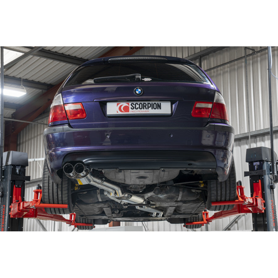 SCORPION E46 320/325/330 Cat-back System (Dayton trims)