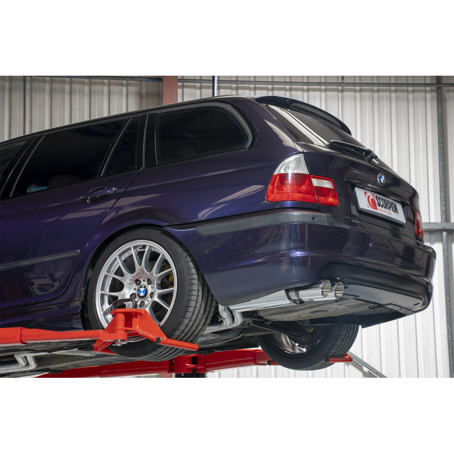 SCORPION E46 320/325/330 Cat-back System (Dayton trims)